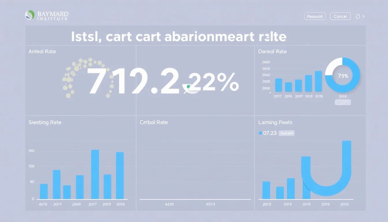 Baymard 70.22% Cart Abandonment 2026: Official Data Decoded - cart abandonment recovery guide