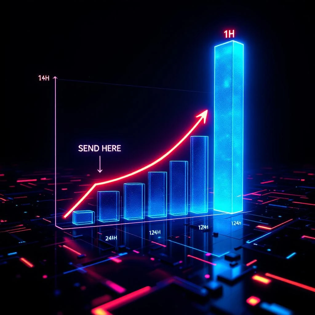 Cart email timing optimization chart